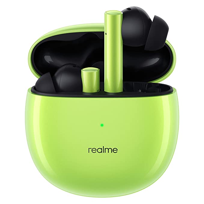 realme Buds Air 2 True Wireless in Ear Earbuds with Active Noise Cancellation (ANC), Super Low Latency Gaming Mode, Smart Wear Detection, Fast Charging & Up to 25Hrs Playtime (Closer Green) realme Buds Air 2 True Wireless in Ear Earbuds with Active Noise Cancellation (ANC), Super Low Latency Gaming Mode, Smart Wear Detection, Fast Charging & Up to 25Hrs Playtime (Closer Green)